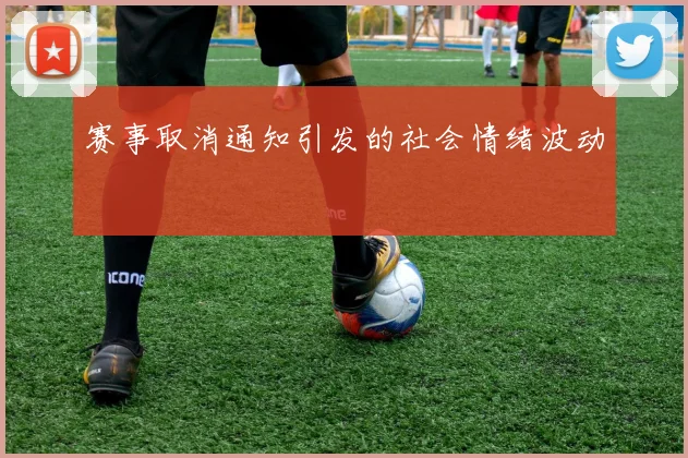 赛事取消通知引发的社会情绪波动